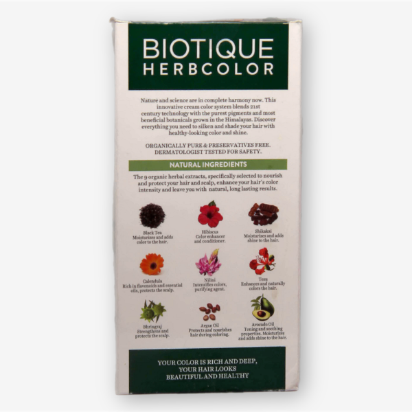 Biotique Bio Herbcolor Hair Dye Darkest Brown 110ml