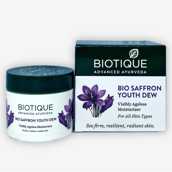 Bio Saffron Youth Dew Anti-Ageing Cream Biotique 50g