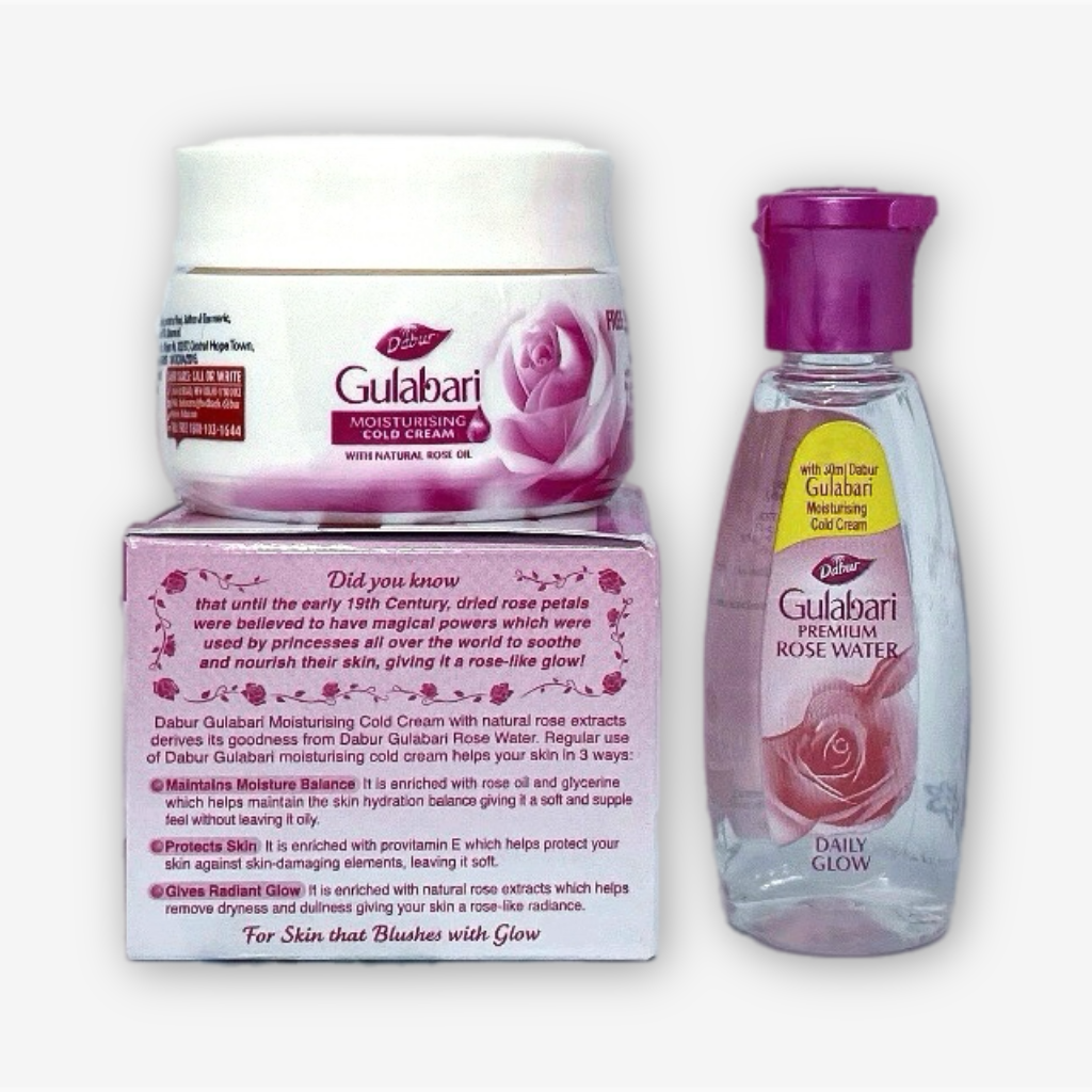 Gulabari Dabur Cold Cream & Rose Water Combo 55ml