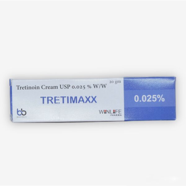 Tretimaxx 0.025% Cream 20g (Tretinoin)