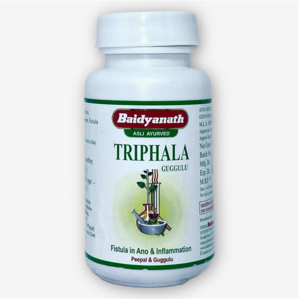 Triphala Guggulu Baidyanath 80 Tabs
